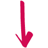 pinker Pfeil nach unten